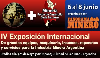 IV EXPOSICIÓN INTERNACIONAL, SAN JUAN FACTOR DE DESARROLLO DE LA MINERIA ARGENTINA